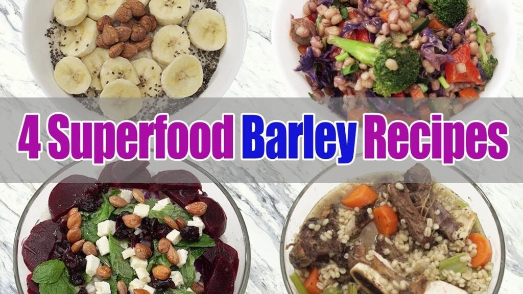 4 Superfood BARLEY Recipes | Breakfast, Lunch, Dinner | Joanna Soh