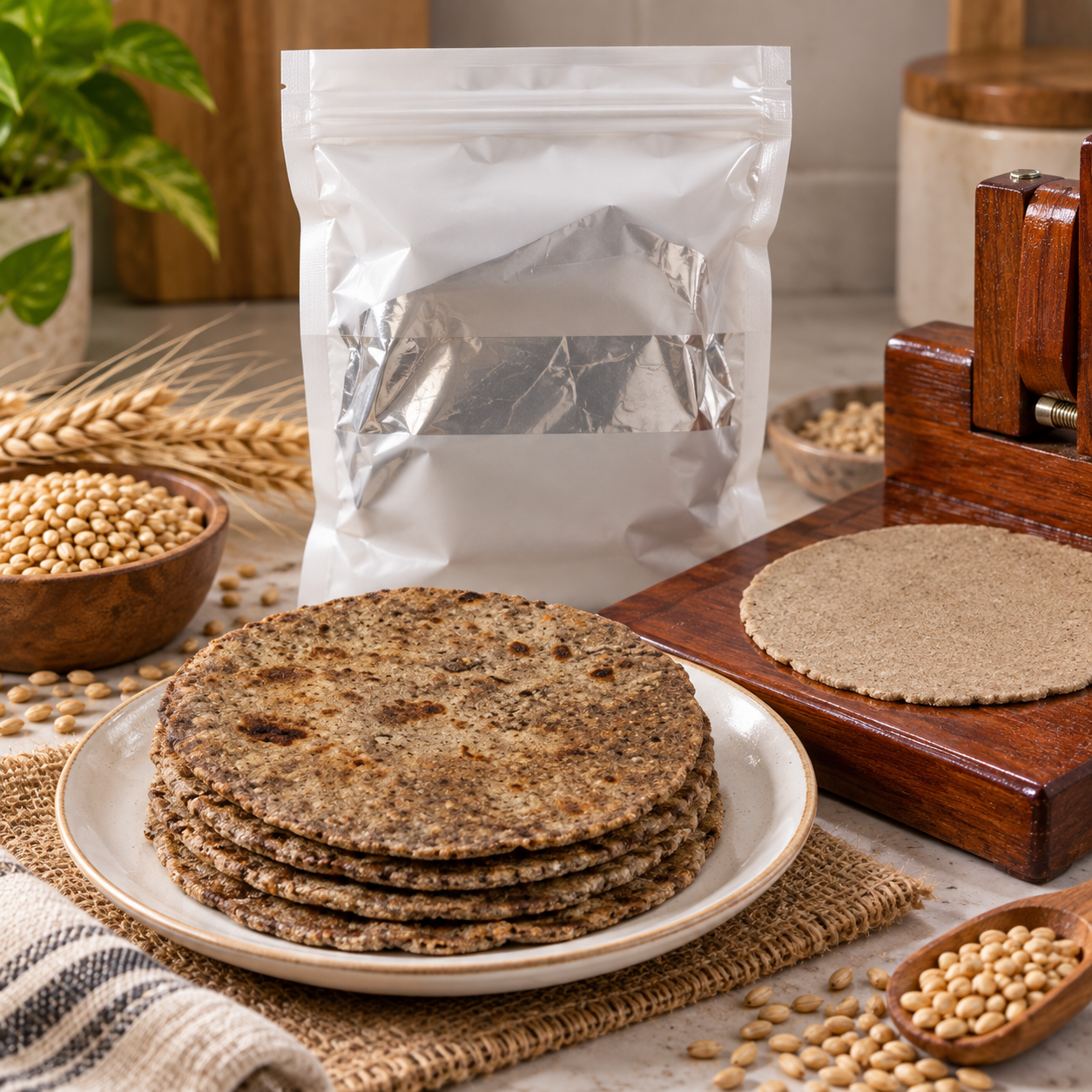 Barly Roti Barley Roti (যবের রুটি) – Ready-to-Fry, 24 Pieces
